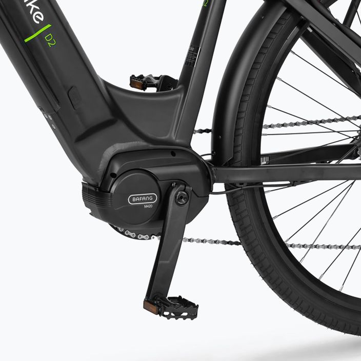 EcoBike D2 City/14Ah Smart BMS elektromos kerékpár fekete 1010319 11