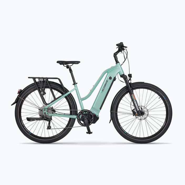 Női elektromos kerékpár EcoBike LX 500/X500 17.5Ah LG zöld 1010316