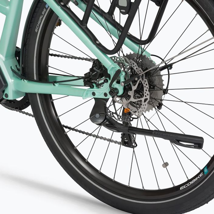 Női elektromos kerékpár EcoBike LX 500/X500 17.5Ah LG zöld 1010316 8