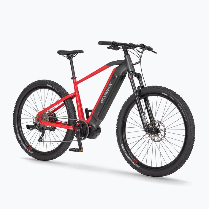 Ecobike RX500/17.5Ah X500 LG fekete/piros elektromos kerékpár 2