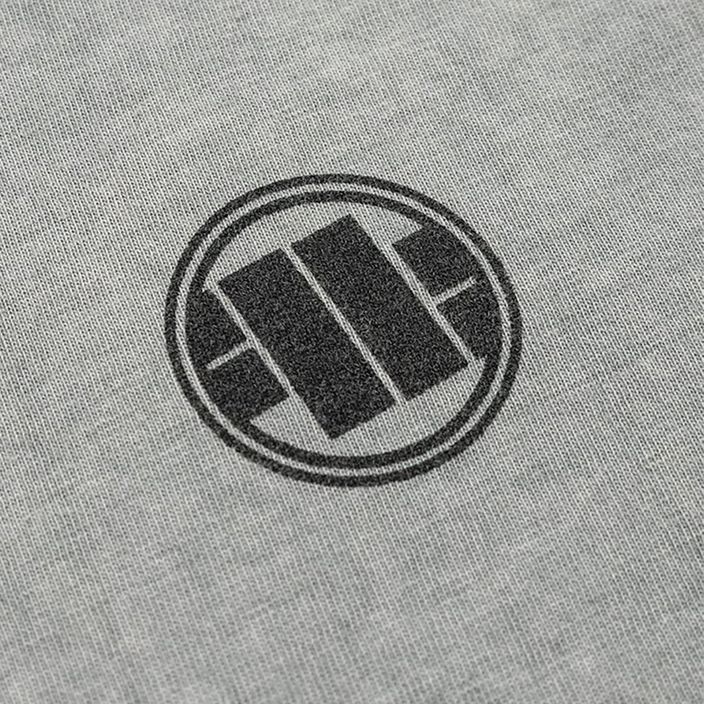 Férfi póló Pitbull West Coast T-Shirt Small Logo Denim Washed 190 grey/melange 4