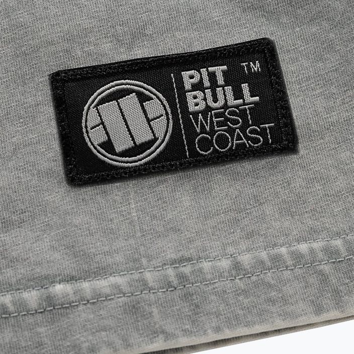 Férfi póló Pitbull West Coast T-Shirt Small Logo Denim Washed 190 grey/melange 6