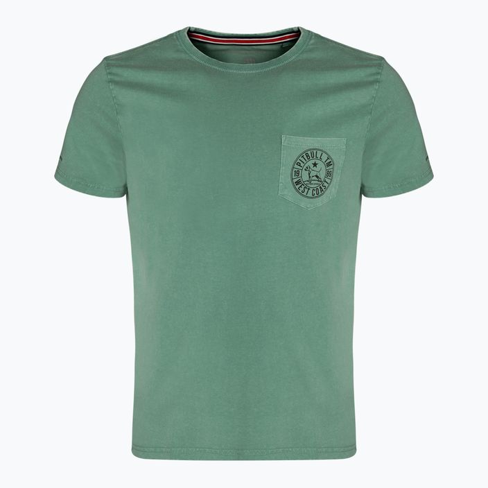 Férfi póló Pitbull West Coast T-Shirt Circle Dog green