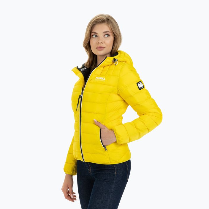 Női pehelypaplan kabát Pitbull West Coast Seacoast yellow