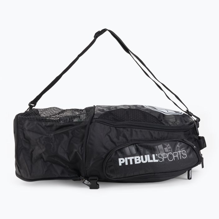 Férfi hátizsák Pitbull West Coast Medium Convertible Logo black 4