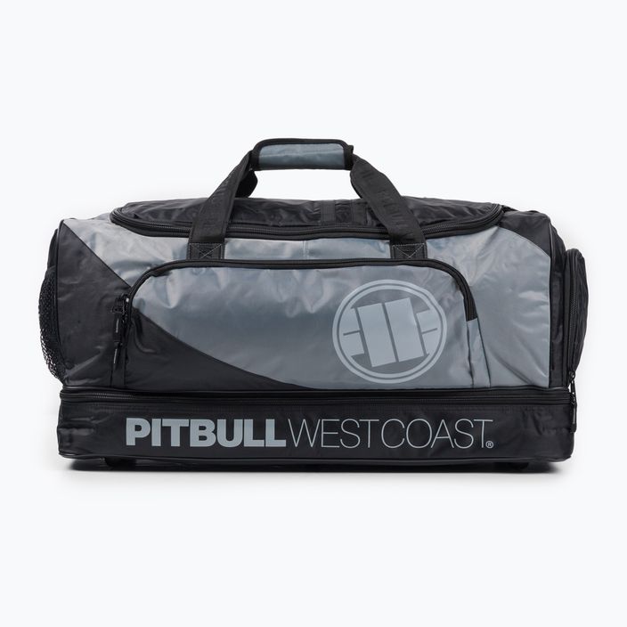 Férfi edzőtáska Pitbull West Coast Big Logo TNT black/grey