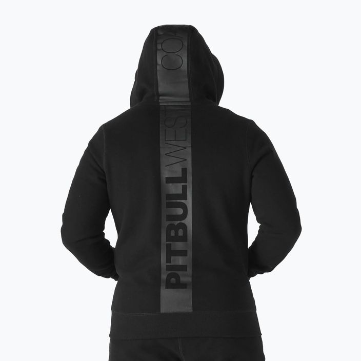 Férfi Pitbull West Coast Hilltop Zip 22 kapucnis pulóver fekete 3