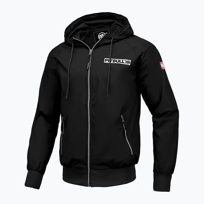 Férfi kabát Pitbull West Coast Athletic Logo Hooded Nylon black 4