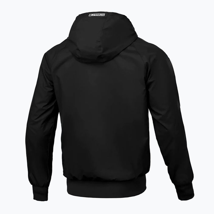 Férfi kabát Pitbull West Coast Athletic Logo Hooded Nylon black 5