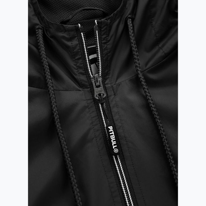 Férfi kabát Pitbull West Coast Athletic Logo Hooded Nylon black 6
