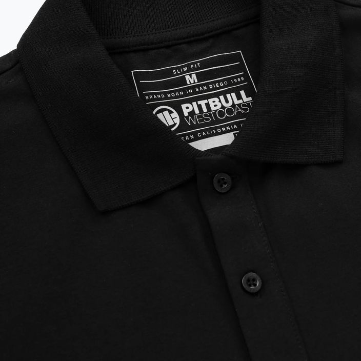 Férfi póló Pitbull West Coast Polo Jersey Small Logo black 3