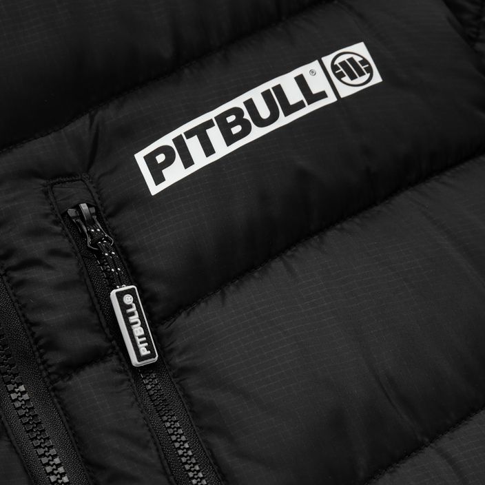 Pitbull West Coast férfi télikabát Evergold kapucnis párnázott fekete/fekete 8