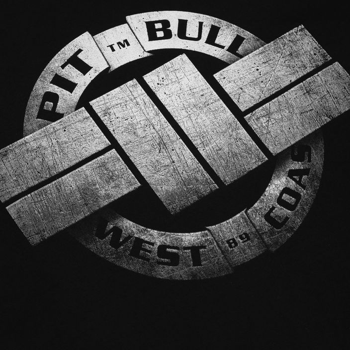 Férfi Pitbull West Coast Steel Logo Crewneck pulóver fekete 6