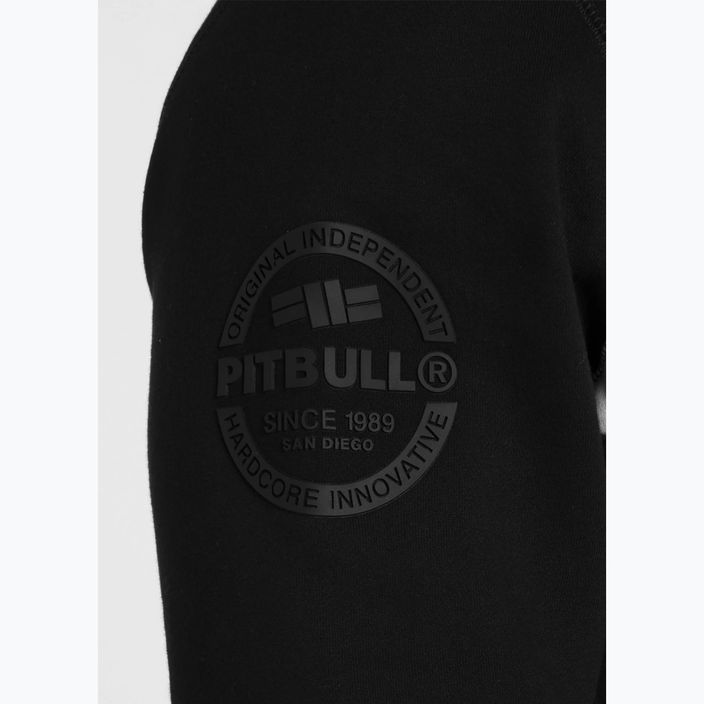 Férfi Pitbull Sherwood Crewneck pulóver fekete 4