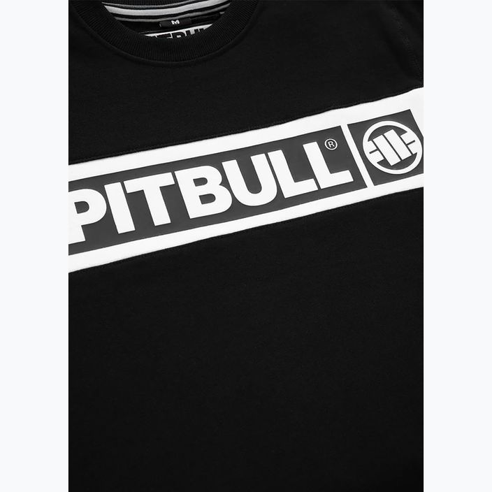 Férfi Pitbull Sherwood Crewneck pulóver fekete 7