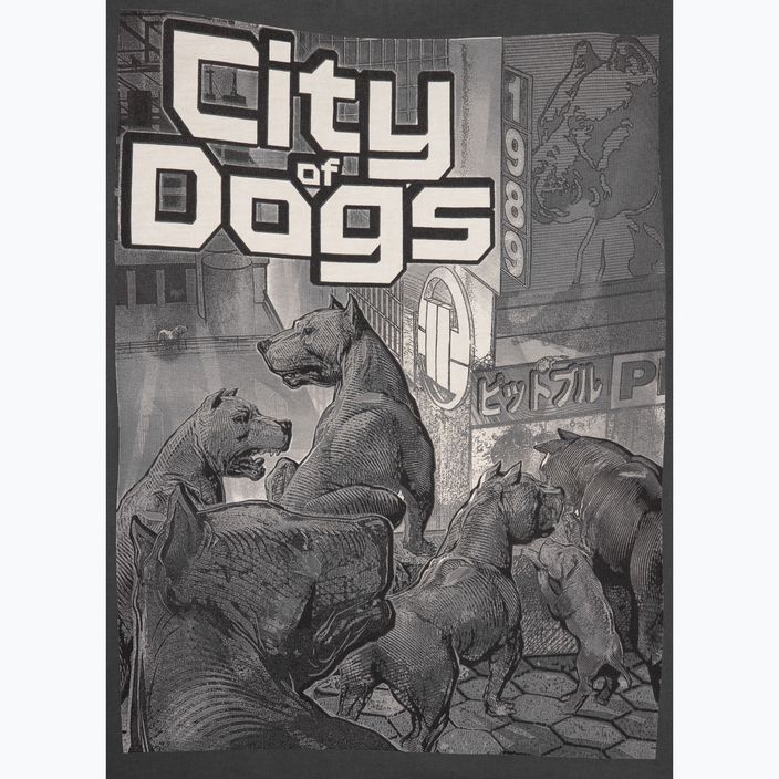 Férfi póló Pitbull West Coast City Of Dogs graphite 5
