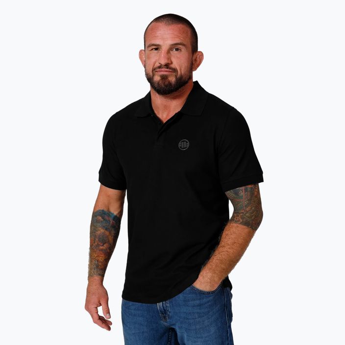 Pitbull West Coast férfi Rockey póló póló fekete