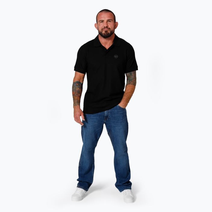 Pitbull West Coast férfi Rockey póló póló fekete 2