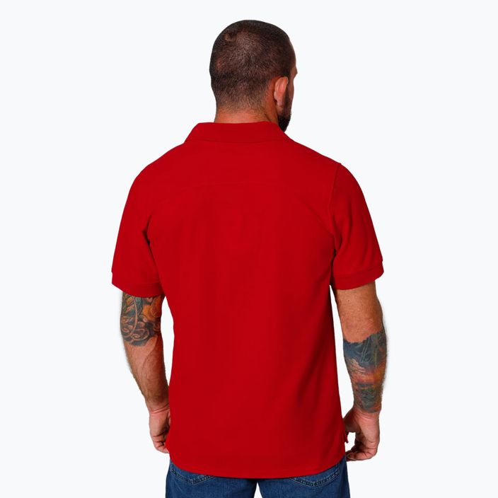 Pitbull West Coast férfi Rockey póló póló piros 3