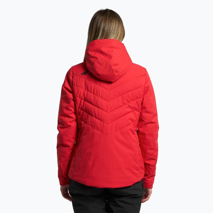 Női 4F sí kabát piros H4Z21-KUDN003 4