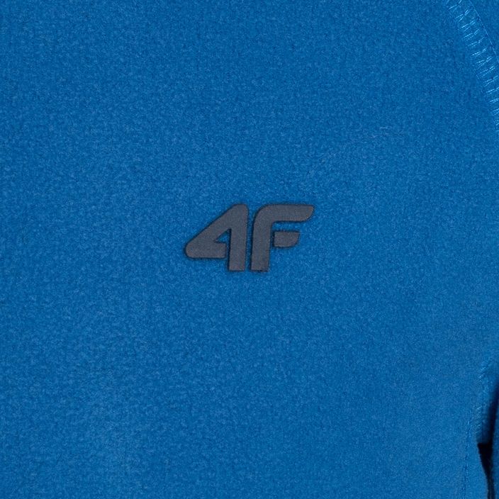 4F kék gyerek polár pulóver HJZ22-JBIMP001 5