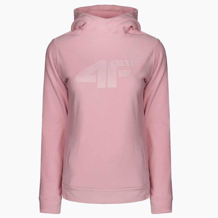 Női 4F fleece pulóver rózsaszín NOSH4-PLD352