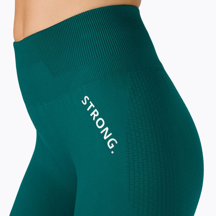 Női varrás nélküli leggings STRONG POINT Shape & Comfort Push Up zöld 1131 4