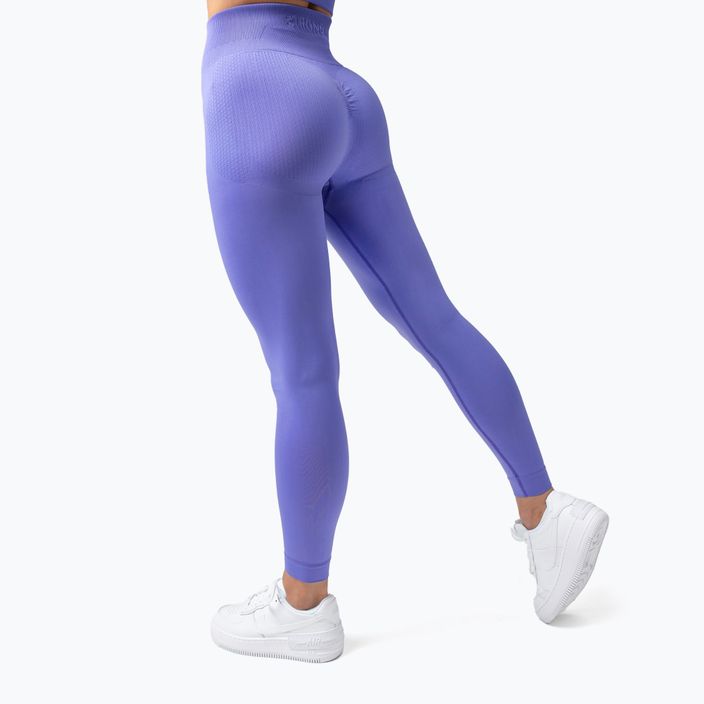 Női varrás nélküli leggings STRONG POINT Shape & Comfort Push Up lila 1141 2