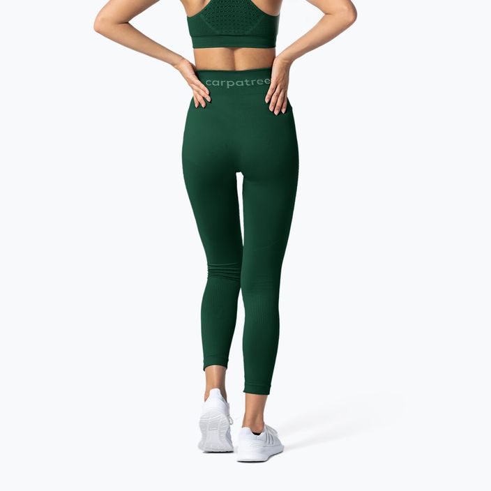 Női varrás nélküli leggings Carpatree Phase Seamless zöld CP-PSL-BG 3