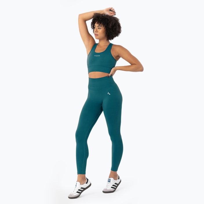 Női edző leggings Carpatree Blaze Seamless mély óceán kék 2