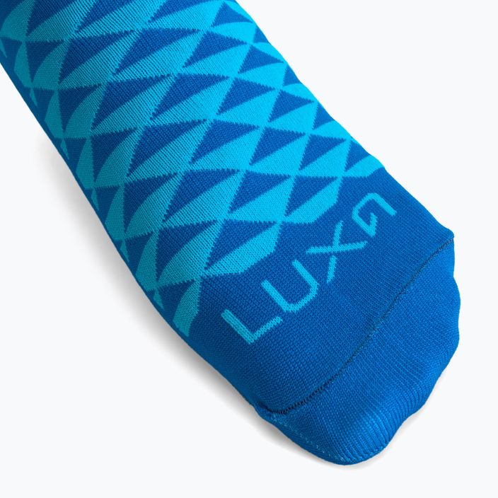 LUXA Aszimmetrikus kerékpáros zokni kék LUHESABM2S 4