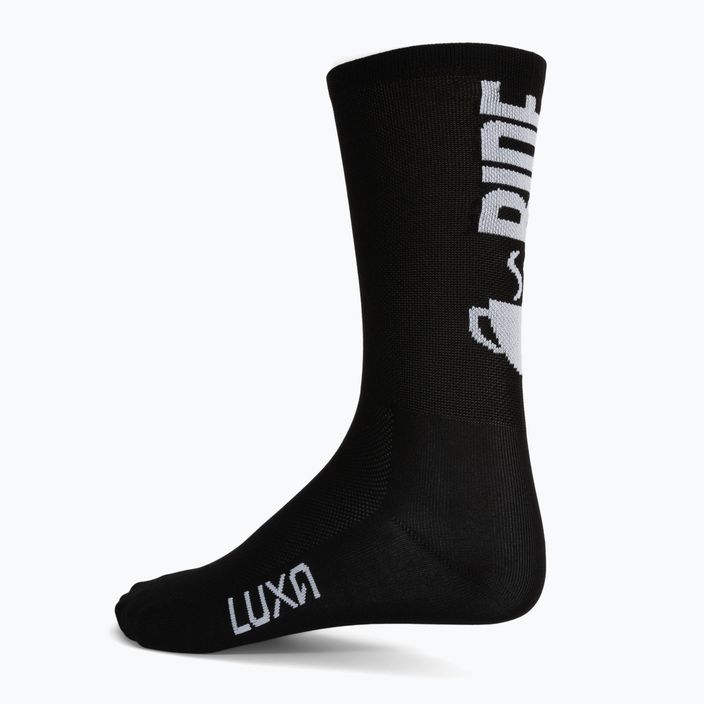 LUXA Coffee Ride kerékpáros zokni fekete LAM21SCRBS1 5