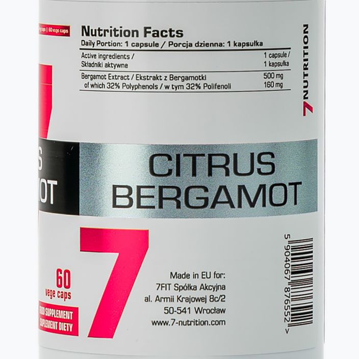 Citrus Bergamott 7Nutrition keringési rendszer 60 kapszula 7Nu000481 3