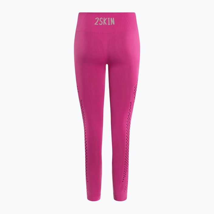 Női edző leggings 2skin Power Seamless Fukszia rózsaszín 2S-60476 2