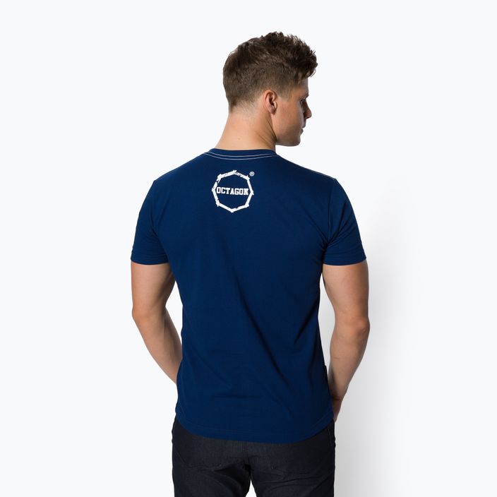Férfi Oktogon logós póló Smash kék 3