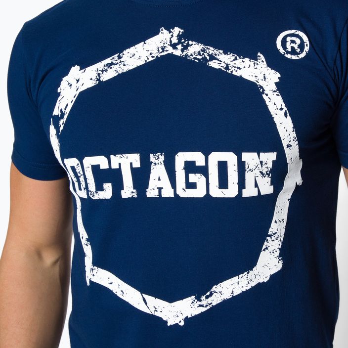 Férfi Oktogon logós póló Smash kék 4