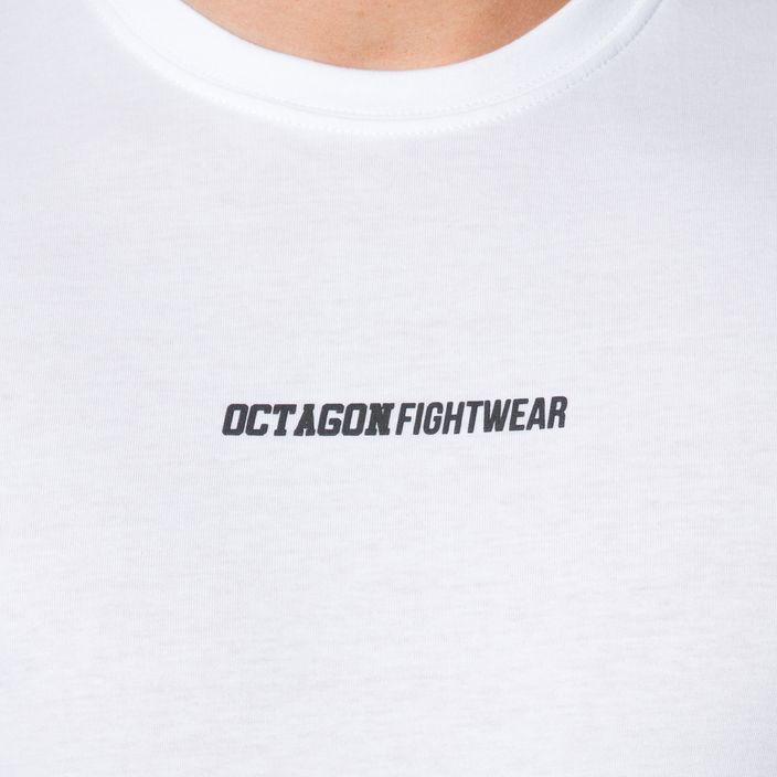 Férfi Octagon Fight Wear póló Small fehér 4