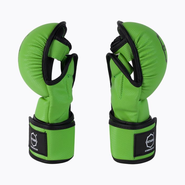 Octagon Kevlar MMA grappling kesztyű zöld 4