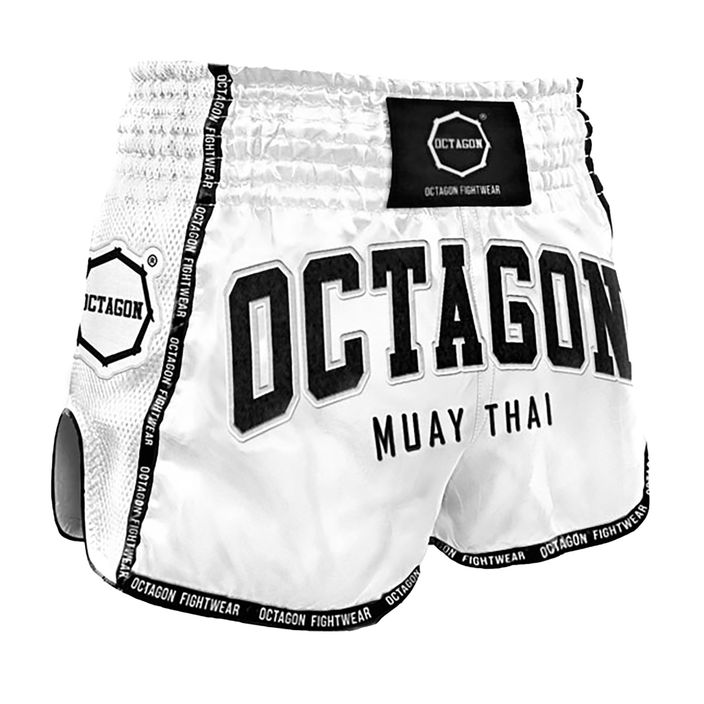 Férfi Octagon Muay Thai edzőnadrág fehér 2
