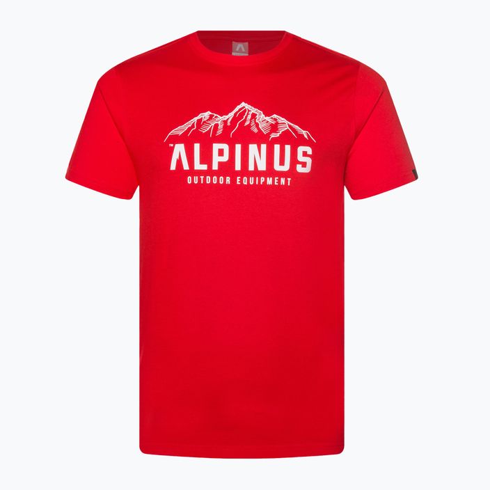 Alpinus Mountains férfi póló piros 6