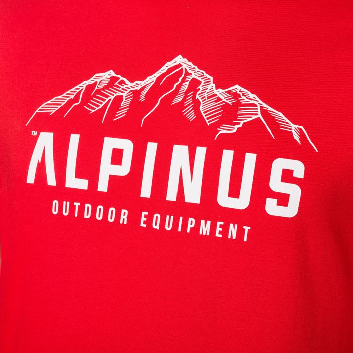 Alpinus Mountains férfi póló piros 8