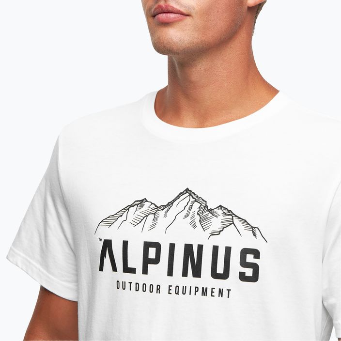 Alpinus Mountains férfi póló fehér 4