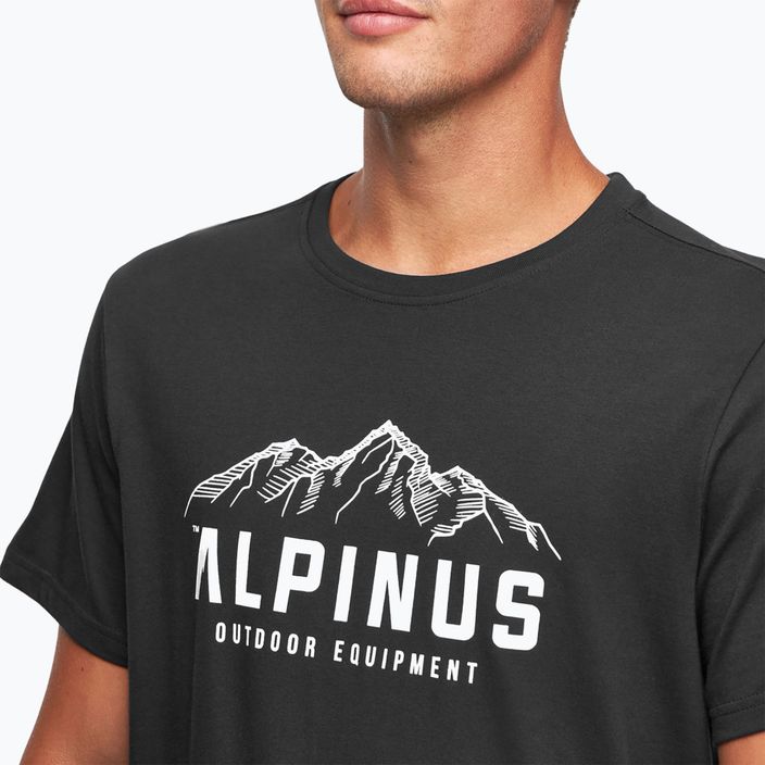 Alpinus Mountains férfi póló fekete 4