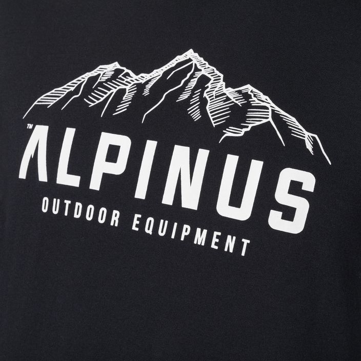 Alpinus Mountains férfi póló fekete 8