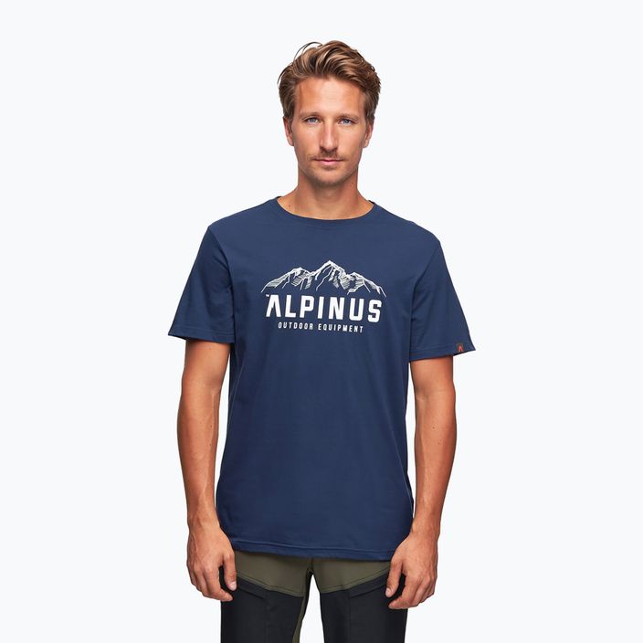 Alpinus Mountains férfi póló tengerészkék