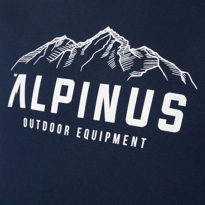 Alpinus Mountains férfi póló tengerészkék 8