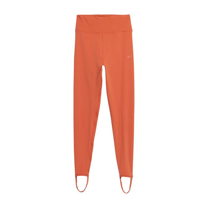 Női jóga leggings 4F narancssárga 4FSS23TFTIF045-70S 2