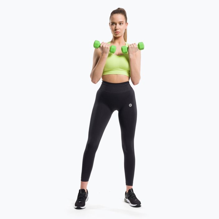 Női edző leggings Gym Glamour Flexible Anthracite 429 2