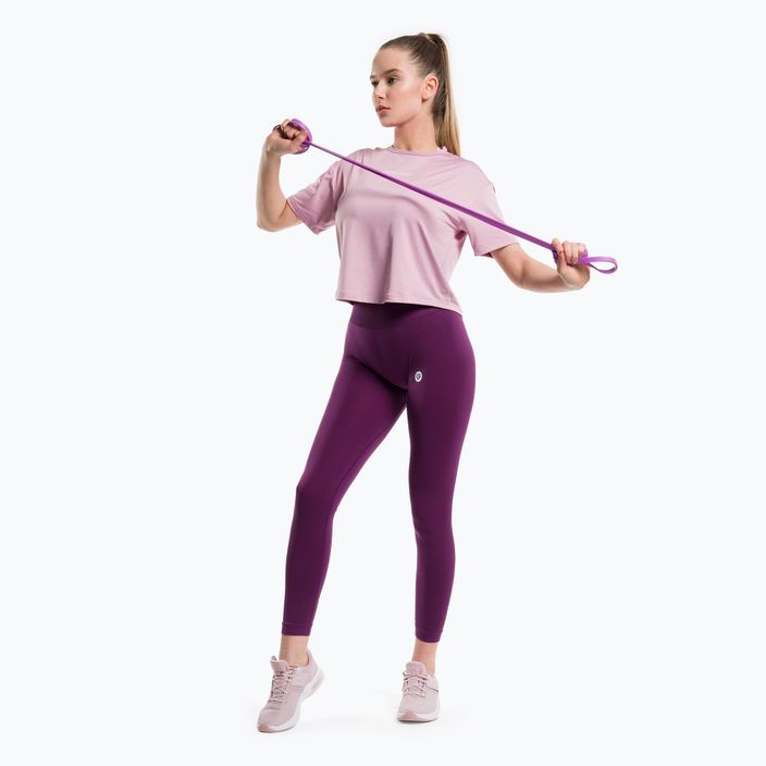 Női edző leggings Gym Glamour Flexible Violet 433 2