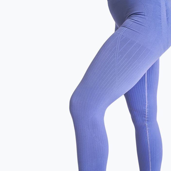 Női edző leggings Gym Glamour Push Up 2.0 levendula színű edző leggings 7